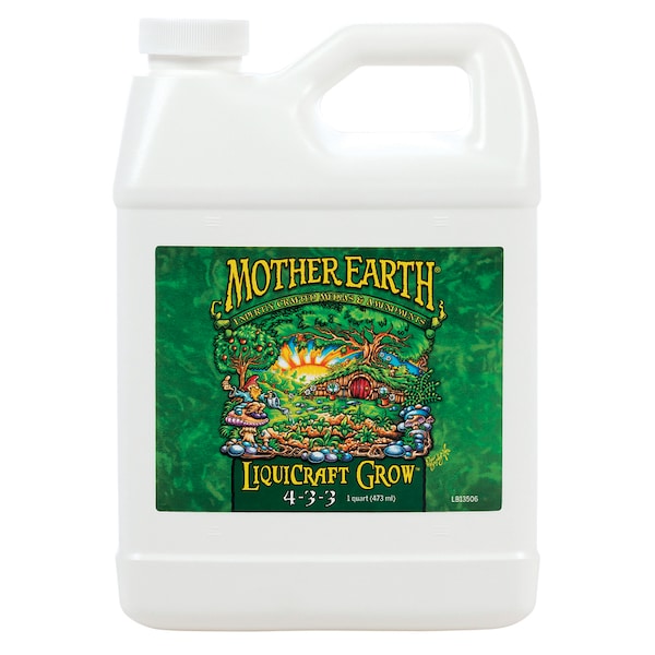 Mother Earth LiquiCraft Grow All Plant 4-3-3 Plant Fertilizer 1 qt HGC733932 - main